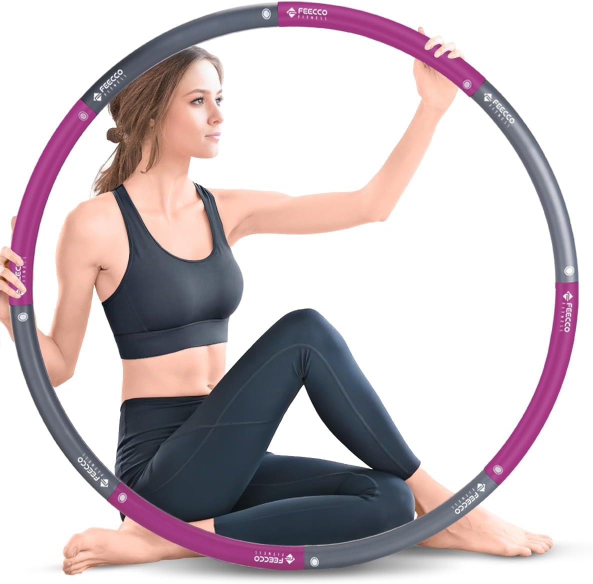 FEECCO Weighted Fitness Hoops