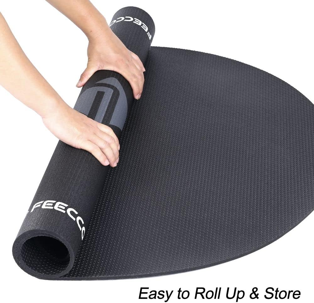 FEECCO Large Size Non-Slip Jump Rope Mat