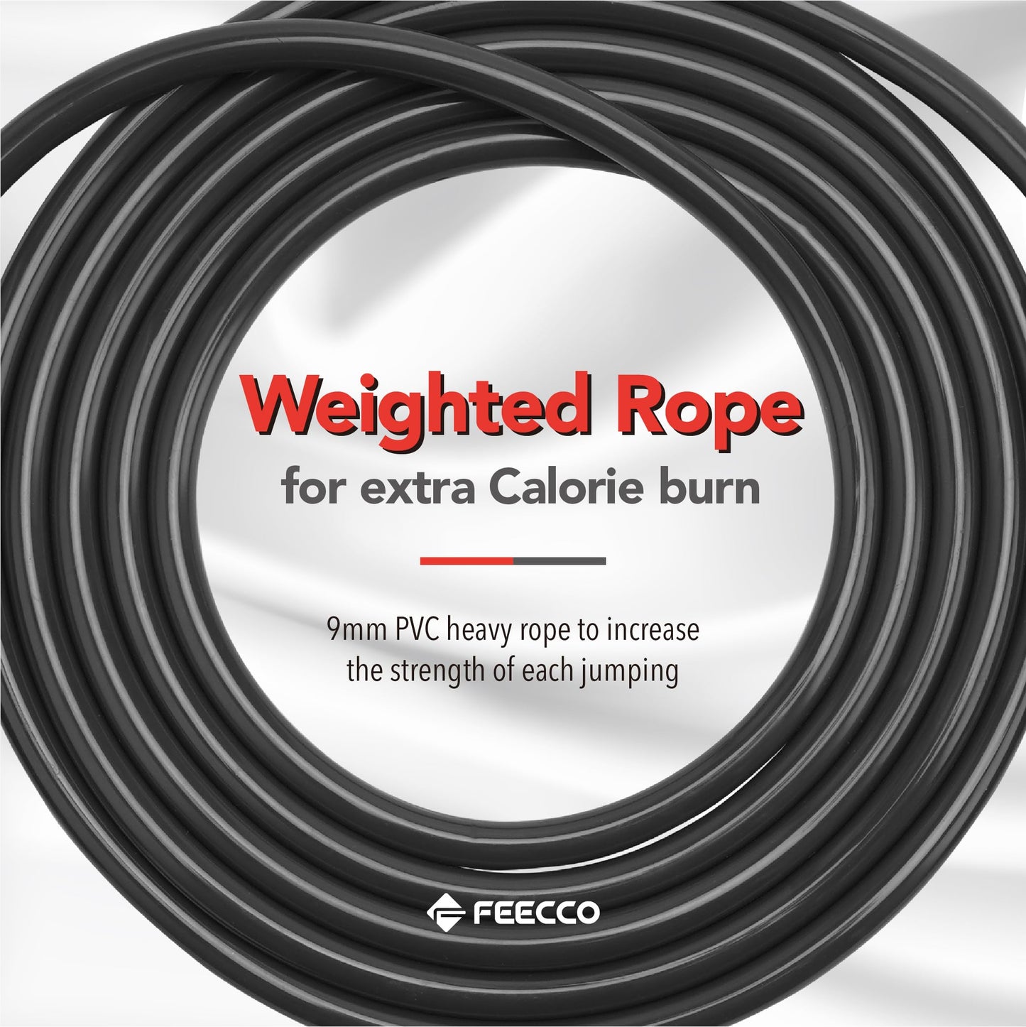 FEECCO BurnoX Weighted Jump Ropes